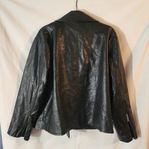 Black Faux Leather Jacket